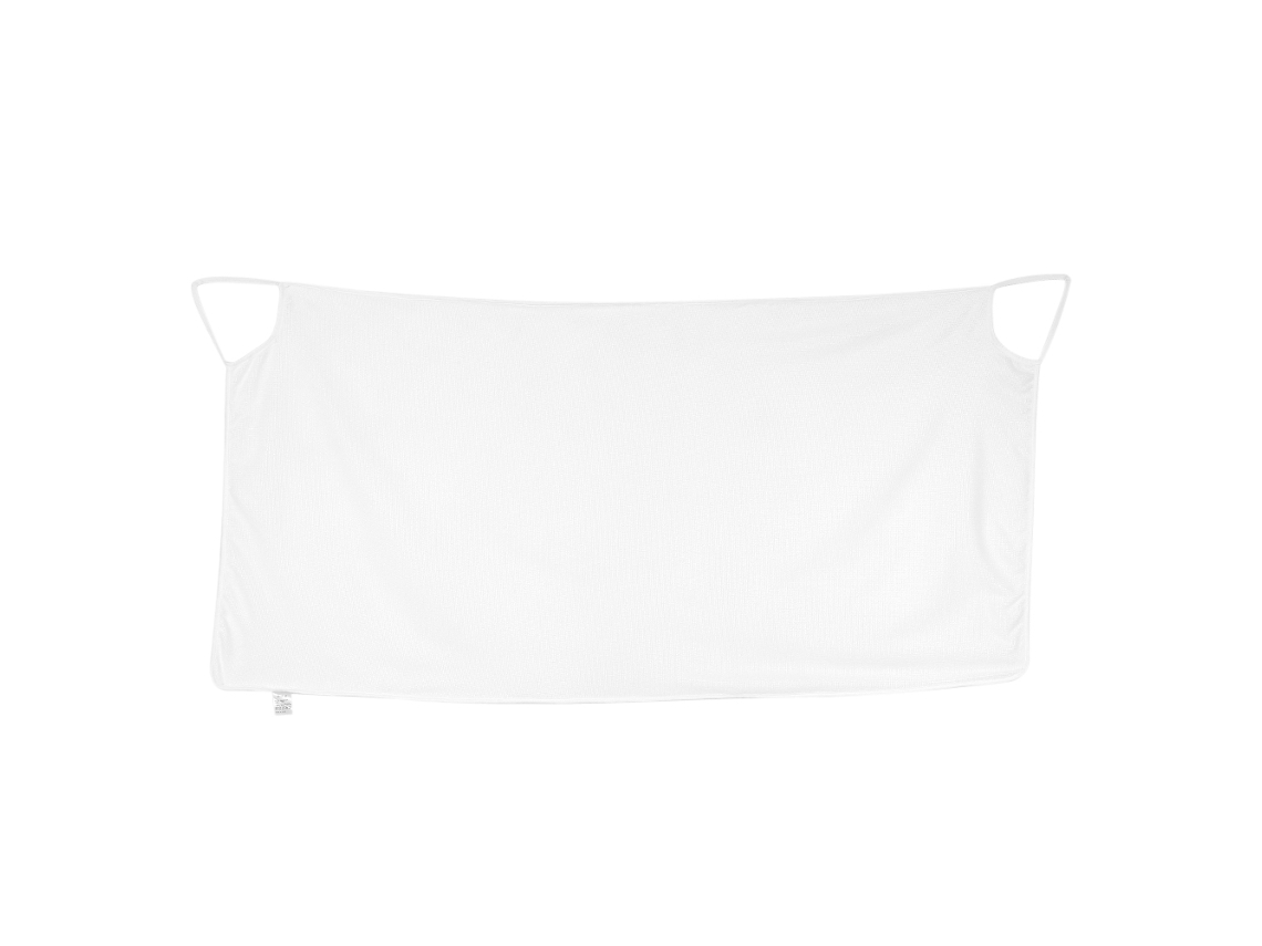 Vestido Toalha De Banho Com Alças Mulher Branco Saia