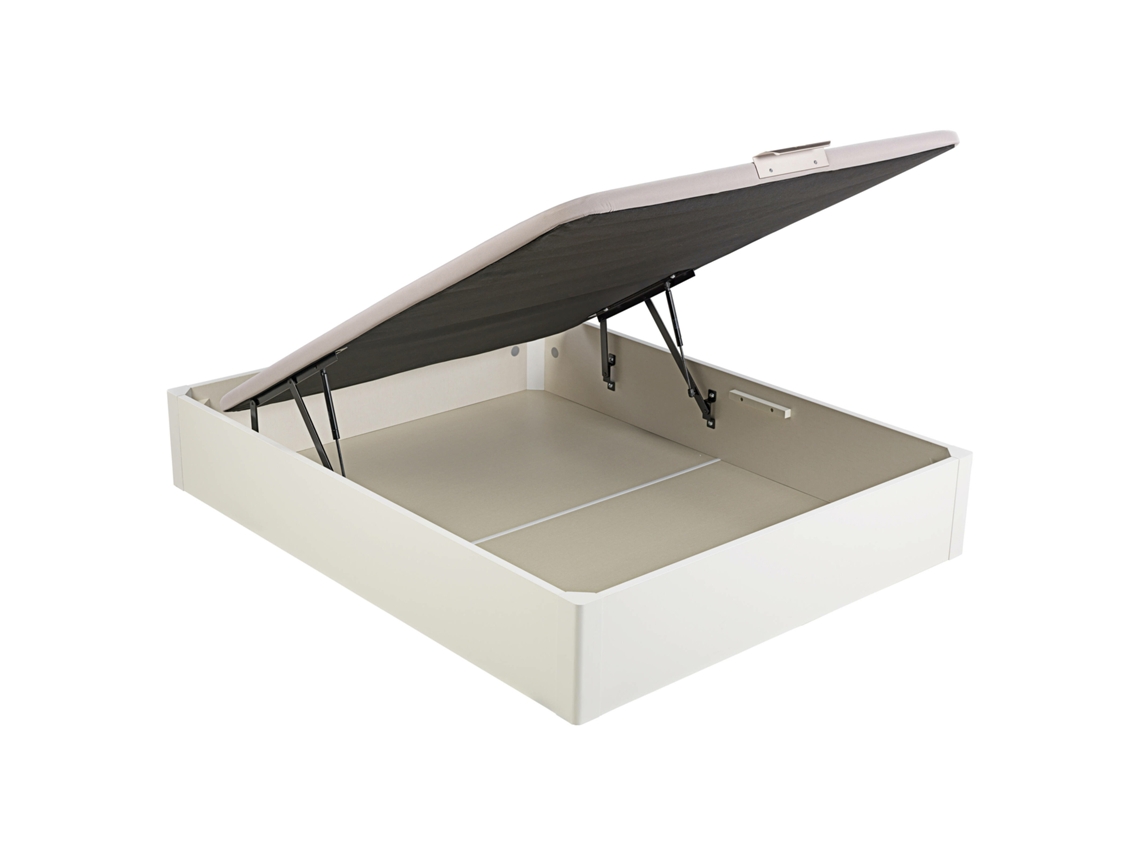 Sommier com Arrumação PIKOLIN Design Tampa Única - 80x190cm (36 Cm de Altura - Branco)