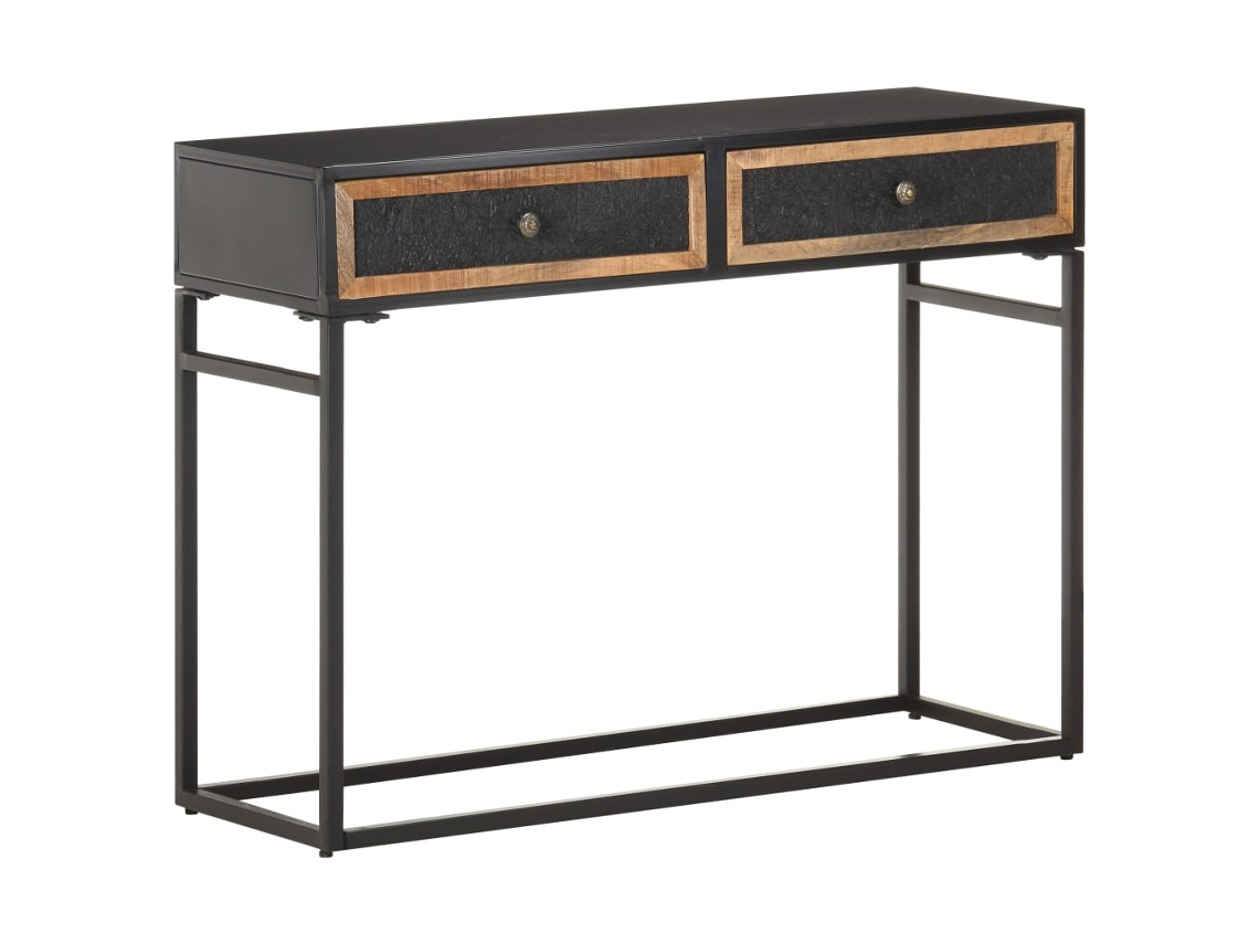 Console Table, Console Table Vidaxl Marrom Madeira