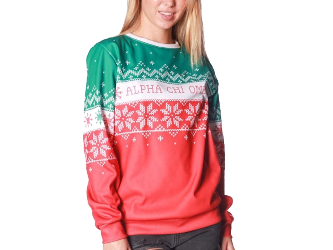 Laxiscreed Sweatshirt Natal Feminino Manga Longa Com Gola Red Confortável Para A Época Festiva