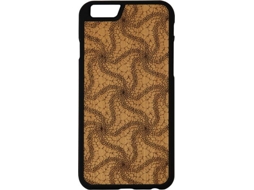 Capa iPhone 6, 6s, 7, 8 G-CODE Generative Voronoi Castanho