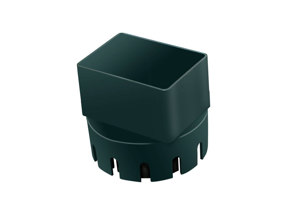 Laxiscreed Adaptador De Calha De Águas Pluviais Para Calhas Verdes De 3x4 Polegadas