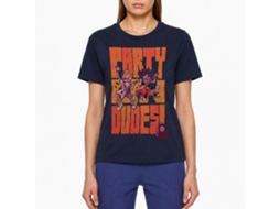 Rockinstone Bill And Ted Party Dudes Navy Adult T-shirt Size:l