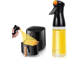 Frasco Spray Recarregável Para Óleo E Azeite, Para Fritadeira A Ar, Saladas, Para Aplicação Controlada De Temperos Na Cozinha, Em Vidro