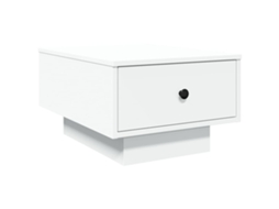 Mesa de Centro Derivados de Madeira Branco MAISON EXCLUSIVE (60x45x31 cm)