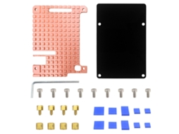 Para Raspberry Pi 4b Ventilador Dissipador De Calor Raspberry Pi Kit De Resfriamento De Dissipador De Calor De Cobre Puro