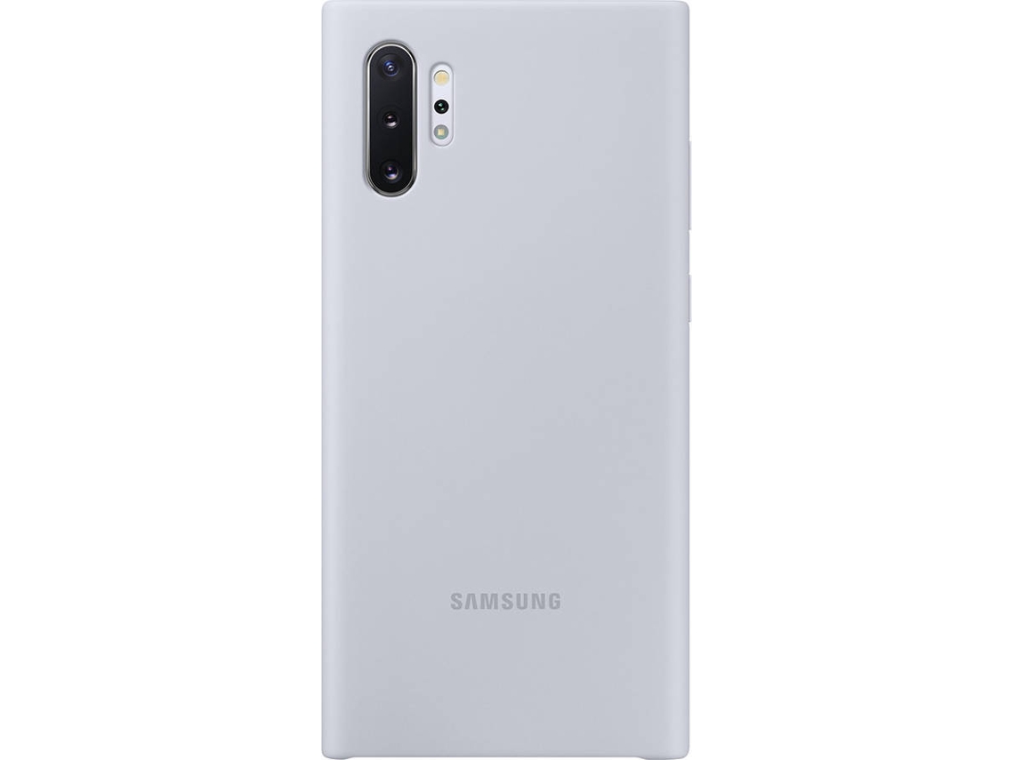 Capa SAMSUNG Galaxy Note 10+ Silicone Prateado