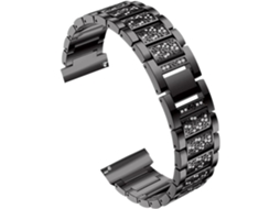 Pulseira De Substituição Para Smartwatch, Metal Com Diamantes Relógio
