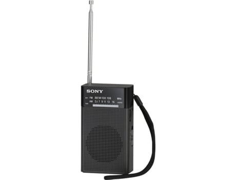 Rádio  Portátil SONY ICF-P27 (Preto - Analógico - FM / AM - Pilhas)