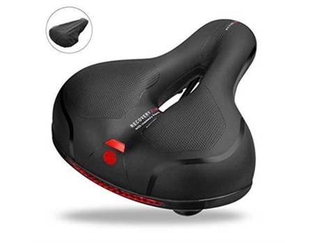 Selim de bicicleta, assento de bicicleta oco e ergonômico, selim de bicicleta de estrada em gel impermeável e respirável para homens BIGILANTUH