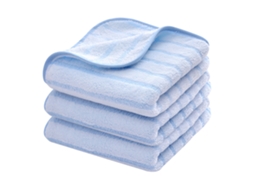 Conjunto de Toalhas de Felpa Macias e Altamente Absorventes para Banheiro, Tamanho 35*75 Cm, Pacote com 3 Unidades AQUAFORGE