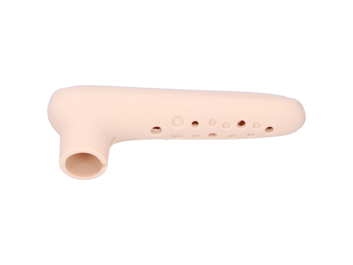 Capa De Silicone Para Maçaneta De Porta Anticolisão Antiestática Segurança Infantil Bege