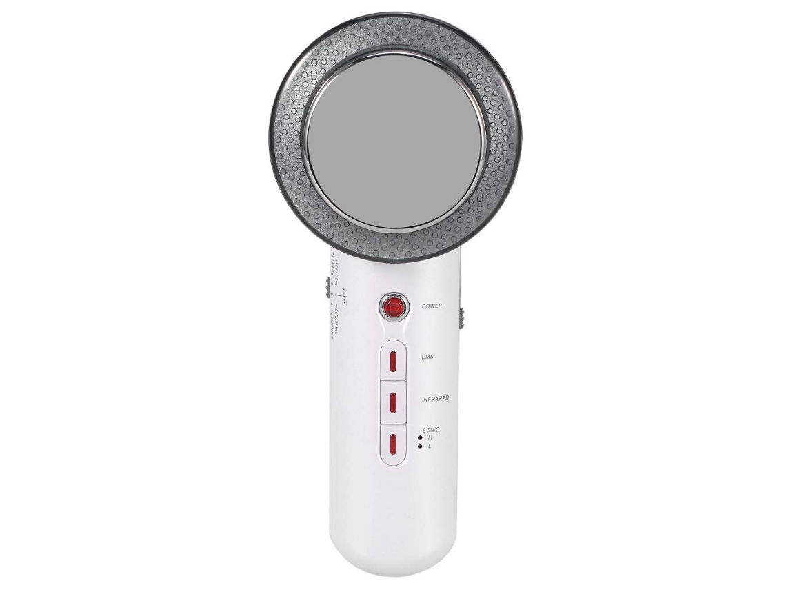 Instrumento de Beleza Ultrassónico Multifuncional Ajustável Ems Massajador Corporal Infravermelho Cavitação Ultrassónica Branco CHRONUS