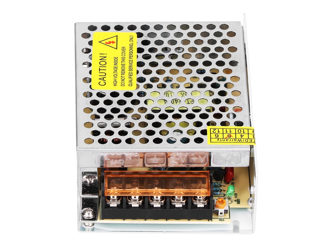 Transformador de Alimentação Regulada 24V 60W para Tiras LED | S/MARCA