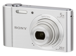 Máquina Fotográfica Compacta SONY DSC-W800 (Prateado - 20.1 MP - ISO: 100 a 3200 - Zoom Ótico: 5x)