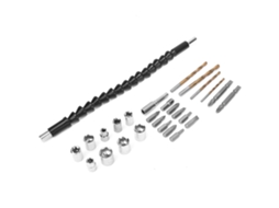 Laxiscreed Jogo De 27 Pontas De Bits Para Parafusadeiras Com Eixo Flexível Em Aço Carbono