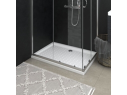 Vidaxl Base De Chuveiro Com Pontos 70x100x4 Cm Abs Branco
