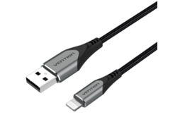 Cable Ub 2.0 Lightning Vention Labhg Ub Macho Lightning Macho 1.5m Gri