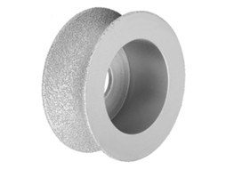 Roda De Diamante Brazed Laxiscreed Para Esmerilhar Pedra, Cerâmica E Vidro Com Acabamento Côncavo