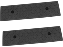 Conjunto De 2 Peças De Soleiras Modulares, Duráveis E Antiderrapantes Em Plástico Para Carros E Superfícies De Carga.