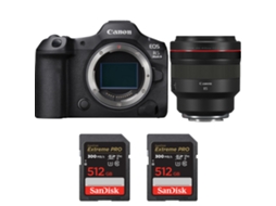 Eos R5 Mark Ii + Rf 85mm F/1.2 L Usm + 2 Sandisk 512gb Uhs ii 300mb/s + Ebook “20 Dicas para Fotos Que Impressionam” CANON