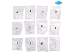 504pcs Uñas Falsas Profesionales Transparentes Para Manicura Diy Herramienta De Uñas Portátiles