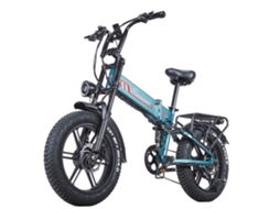 Bicicleta Elétrica RANDRIDE Yx20m 2 (azul Esverdeado / Motor Duplo 2000w / Bateria 20ah)