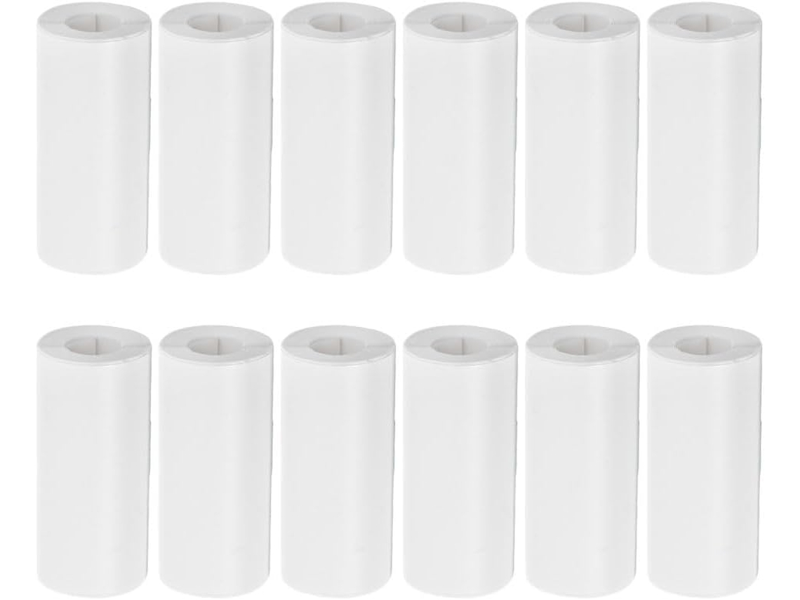 12 Rolos De Papel Adesivo Térmico Para Impressoras De Bolso E Câmeras Instantâneas Portáteis.