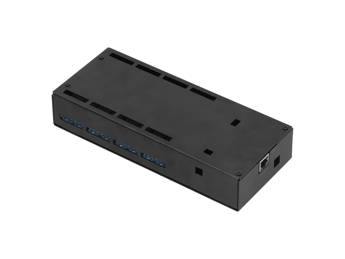 Laxiscreed Relé Housing Com Portas Rj45 E Amplificação De 16 Canais Para Acessórios De Computador