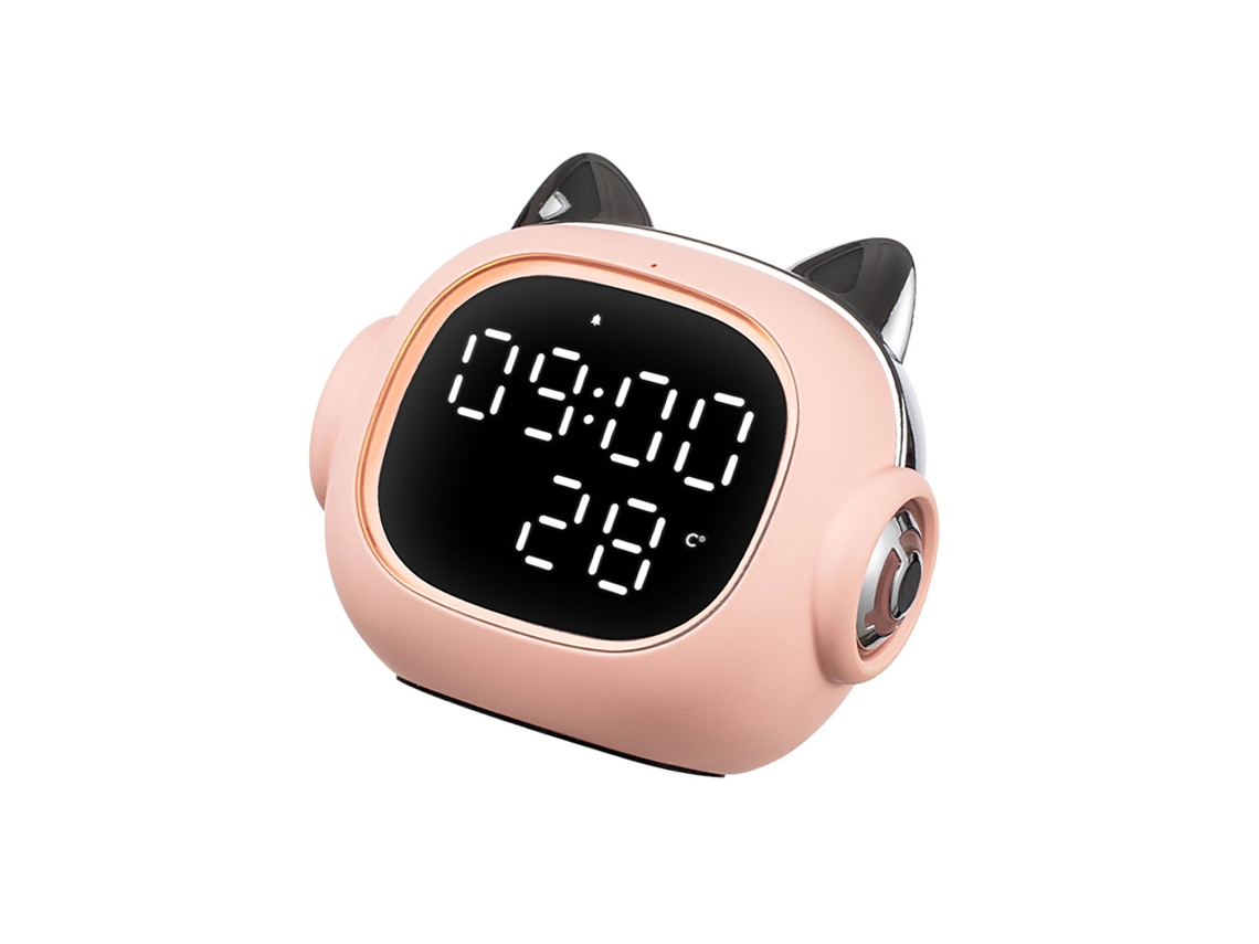 Relógio Laxiscreed Com Alarme E Alto-falante Bluetooth, Design Compacto
