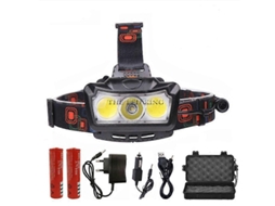 Lanterna De Cabeça T62 Cob À Prova Dágua, 8000lm, Recarregável Por Usb, Para Sauna, Acampamento Ao Ar Livre, Bateria 18650 Olysi Shop