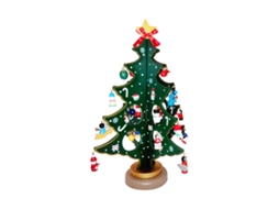 Laxiscreed Árvore De Natal De Madeira De 28cm Para Decoração Diy E Artesanato