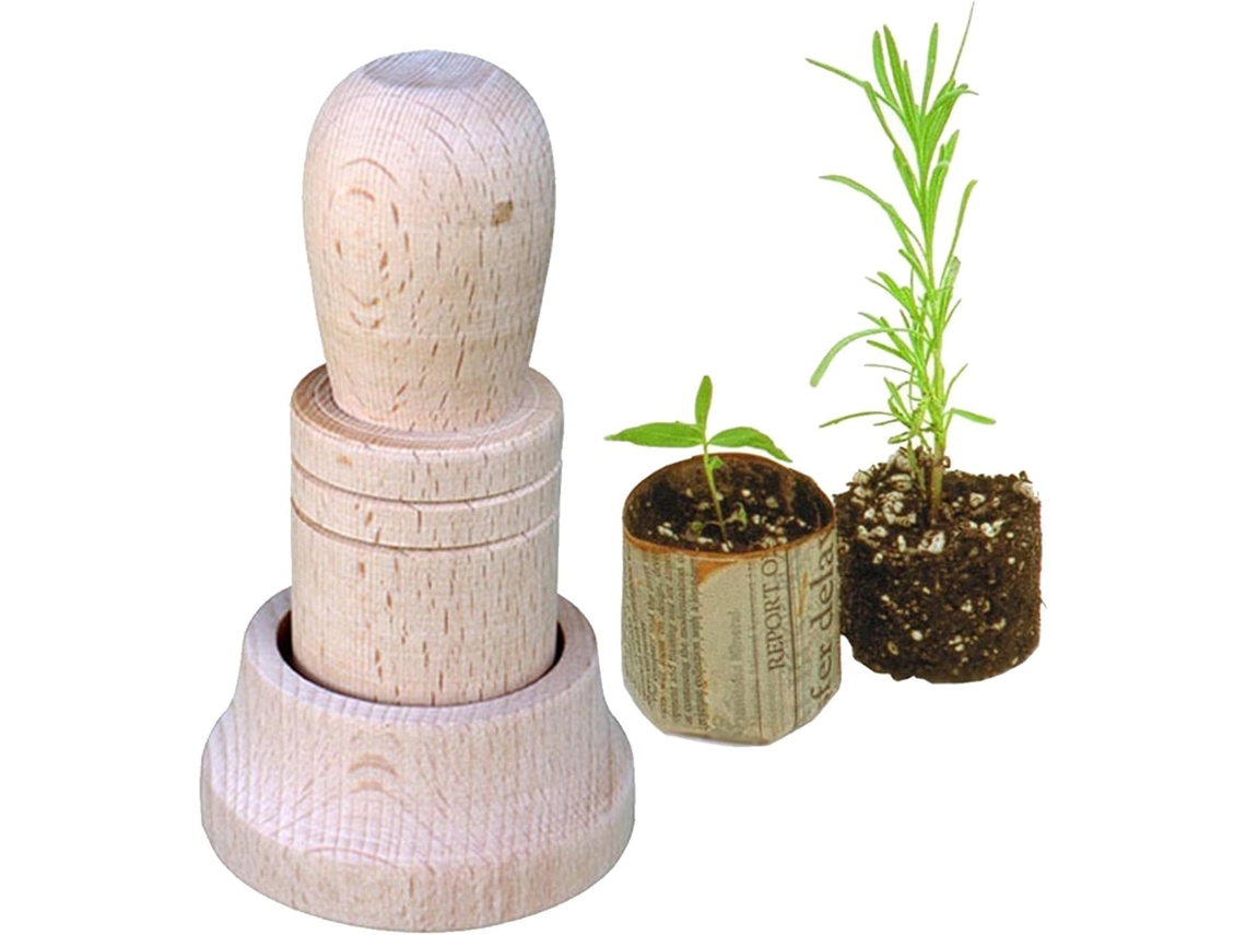 Vasos de Papel para Mudas madeira para Formar Copos de Plantas, Dispositivo para Formar Cilindros de Jornal, Prensa CHABERLU