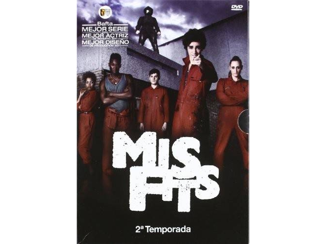 DVD Misfits 2ª Temporada (Edição em Espanhol)