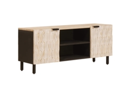 Vidaxl Gabinete Para Tv Acabamento Em Wash Branco 105 X 33 X 46 Cm