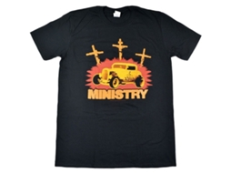 Ministry Hot Rod T-shirt Unisex Adults Size:s