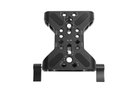 15mm Rail Camera Base Plate Professional Double Hole Pipe Quick Release Plate Camera Mounting Baseplate For Photography Accessories LAXISCREED