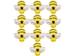 Tachinhas Decorativas Em Formato De Abelha Para Casa E Escritório, 30 Peças Em Abs E Ferro Para Prender Recados