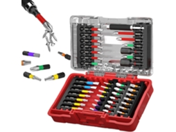Conjunto de 42 Bits Magnéticos para Chave Fenda Arco-íris CHABERLU