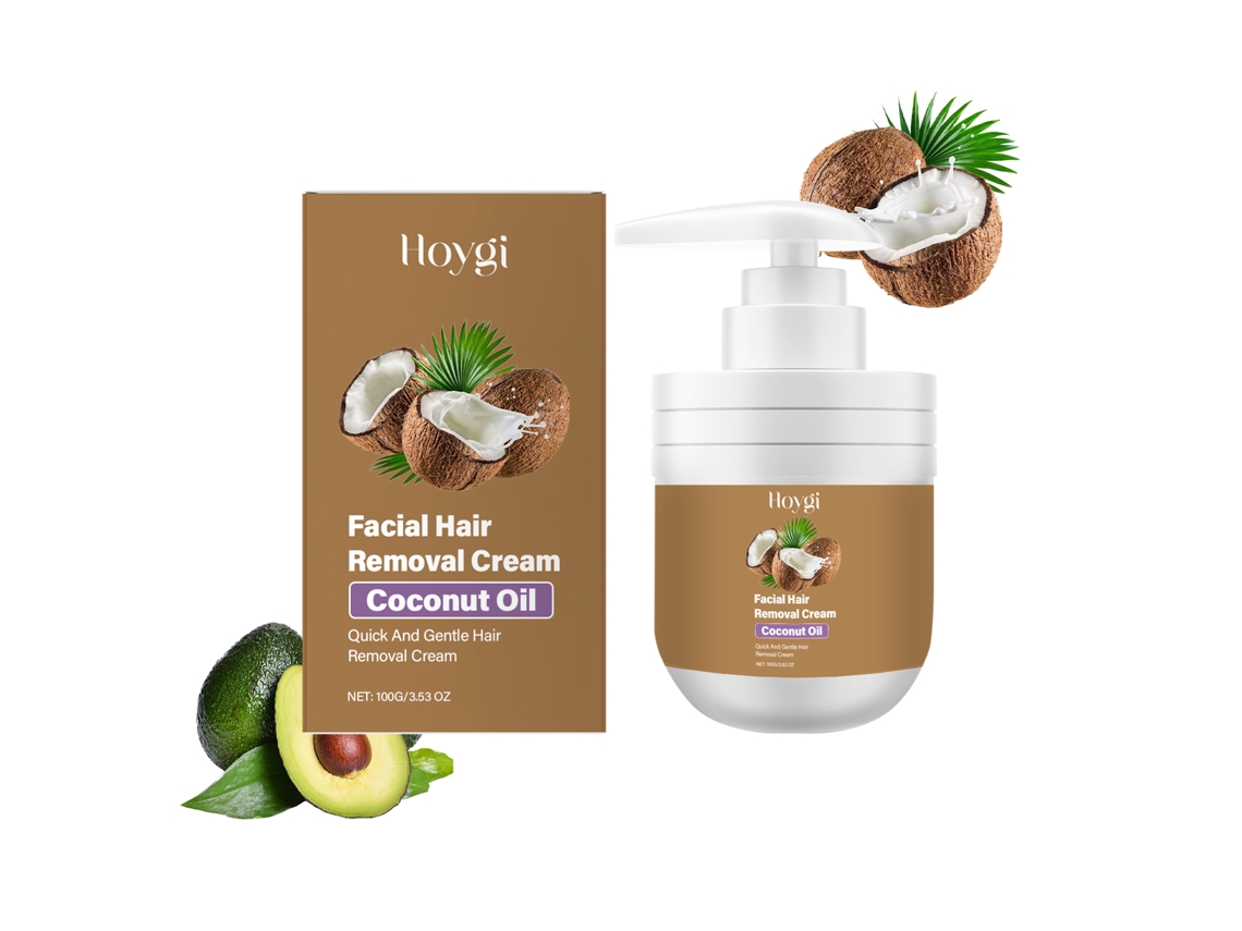 Creme Depilatório Facial Suave de Côco