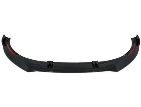 Lábio Spoiler Adicional Para Para Choque Para Audi A6 4k C8 18 Preto Piano Standard Lip