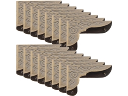 Lote De 30 Moedas Protegidas Em Metal Para Álbuns De Fotos E Caixas - Proteção Robusta E Design Retrô Delicado