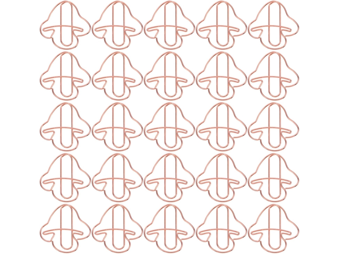 50-clips De Papel Ferro Em Formato Cogumelo Para Escritório, Decorativos E Duráveis Para Ambientes De Trabalho Escolares