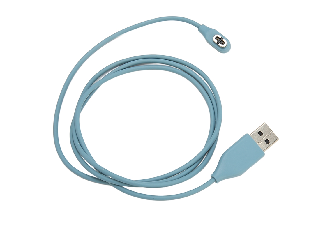 Cabo De Carregamento Usb Tpe Para Fone De Ouvido Bluetooth Aeropex As800 Substituto Azul