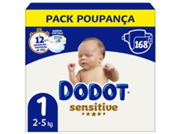 Fraldas Sensitive 2-5kg T1 Dodot