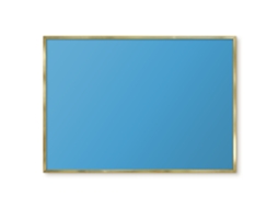 Magnetic Board For Wall Brown Color For The Bedroom Espelharte (100x70 Cm)
