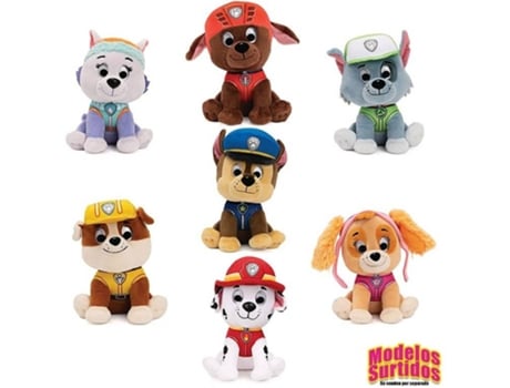Peluche PAW PATROL Patrulla Canina Peluches 15Cm (Idade MÃ?Â?Ã?Â?Ã?Â?Ã?Â­nima: 1 Ano)