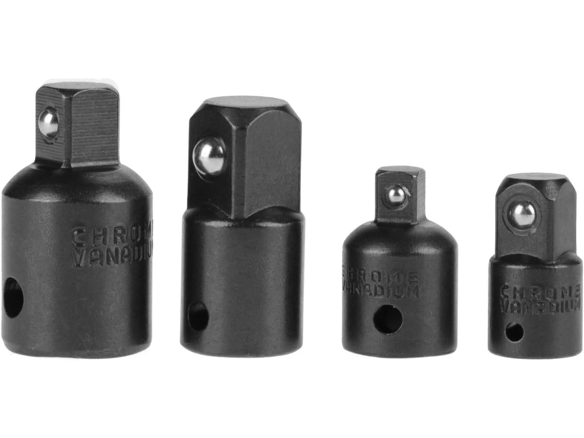 Conjunto De Adaptadores Soquete, 4-adaptadores Redutores De Aço Para Chave Inglesa Redutor Soquete 2 Polegadas, 3 8de