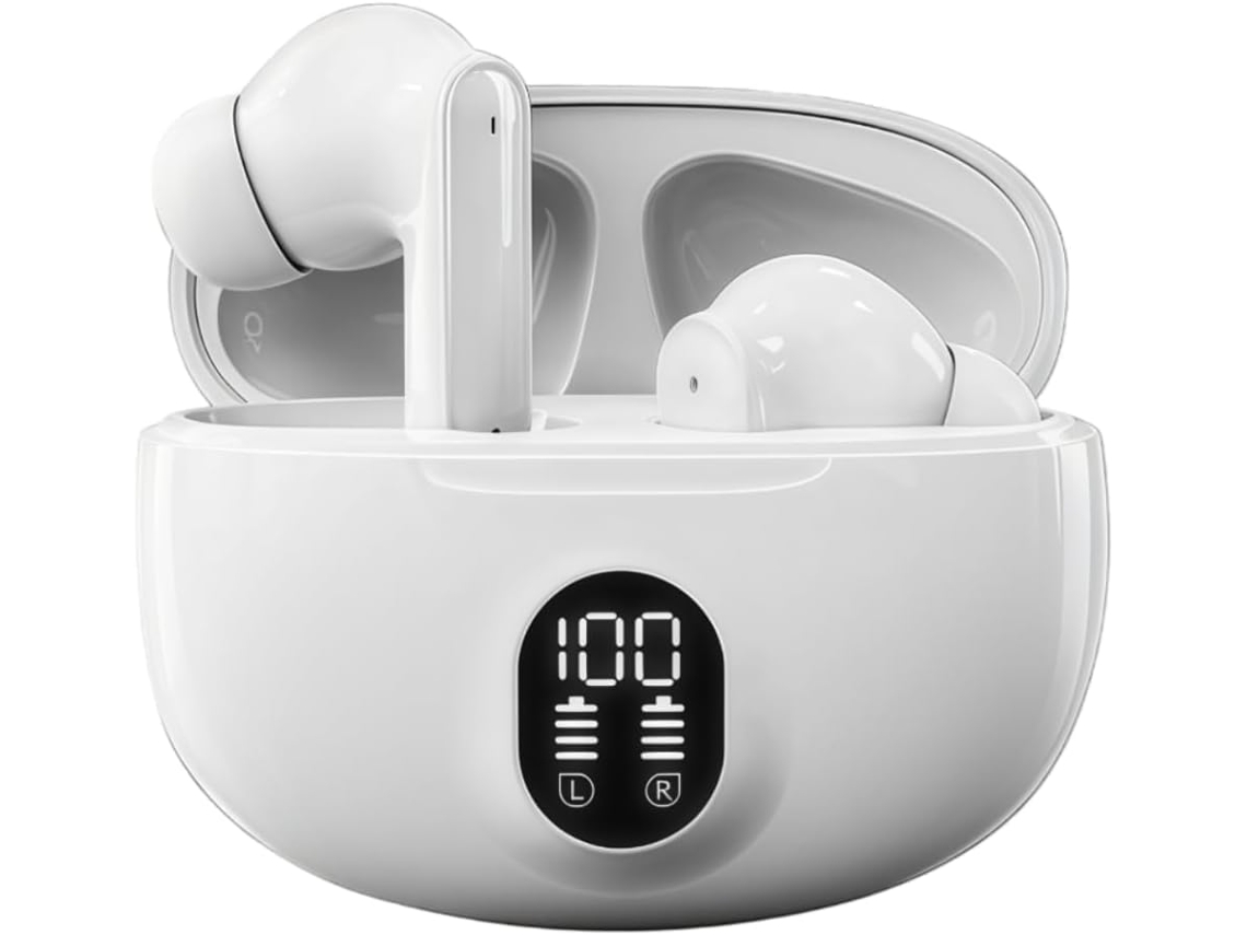Fones De Ouvido Sem Fio Bluetooth 5 3 Intra Auriculares Com Cancelamento Ruído Enc, Microfone Com Graves Profundos, À
