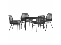 Conjunto de Móveis de Jardim 7 Pcs HARLANV1